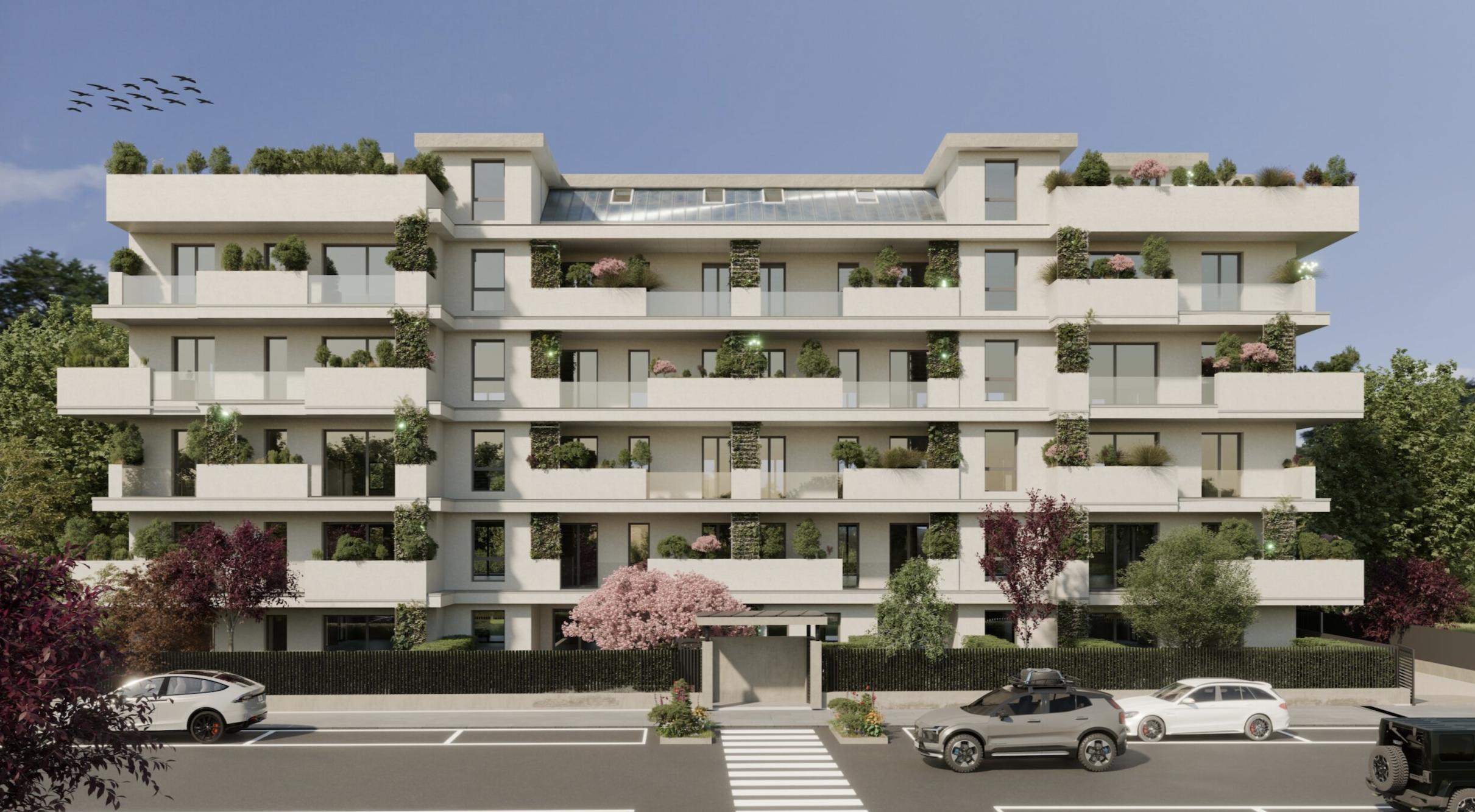Vista d'insieme delle residenze Euclidya a Monza